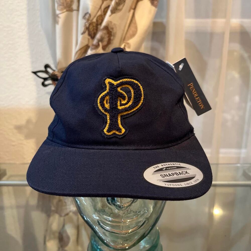 Pendleton Men's Navy and Blue Hat